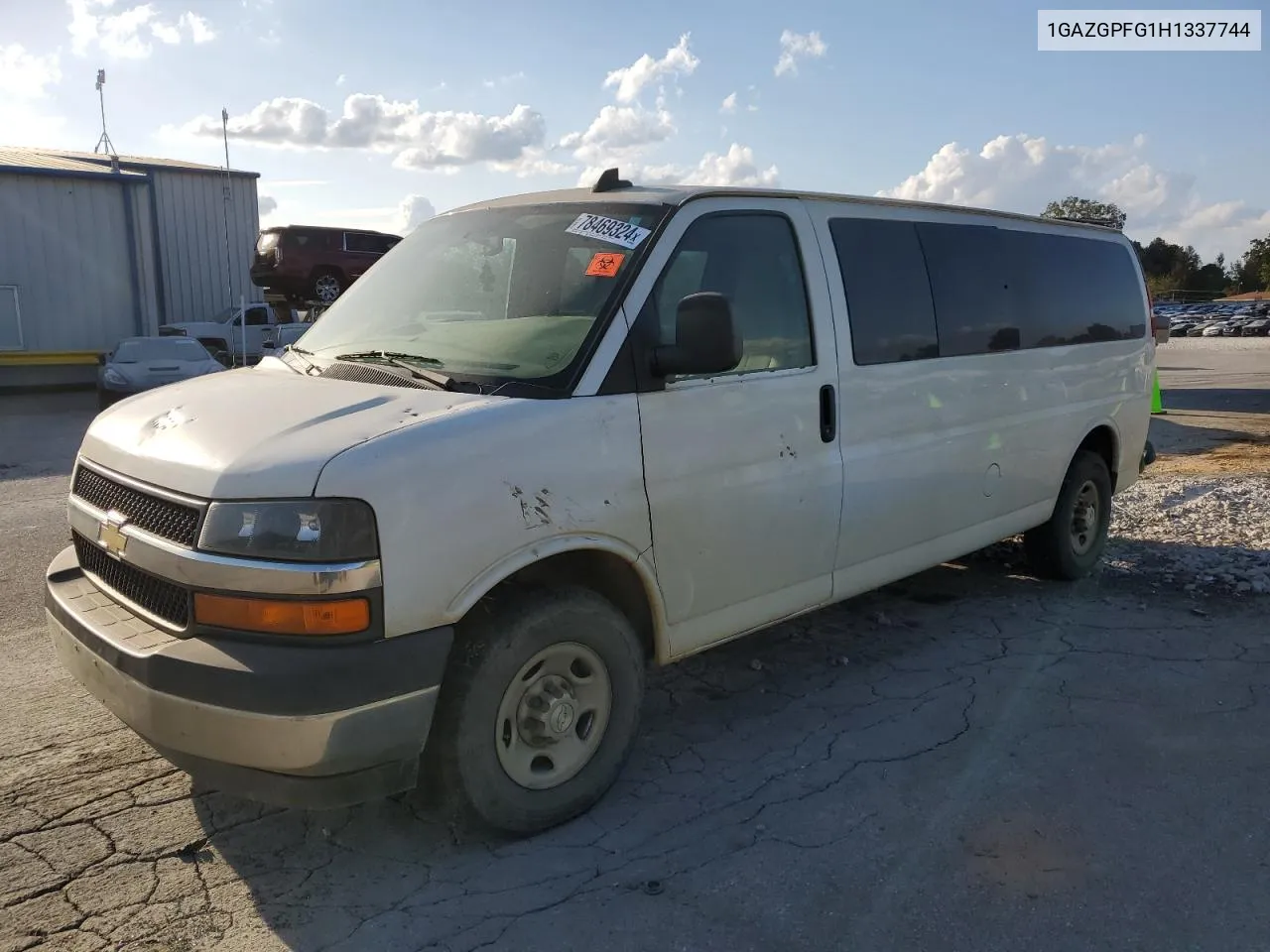 2017 Chevrolet Express G3500 Lt VIN: 1GAZGPFG1H1337744 Lot: 78469324