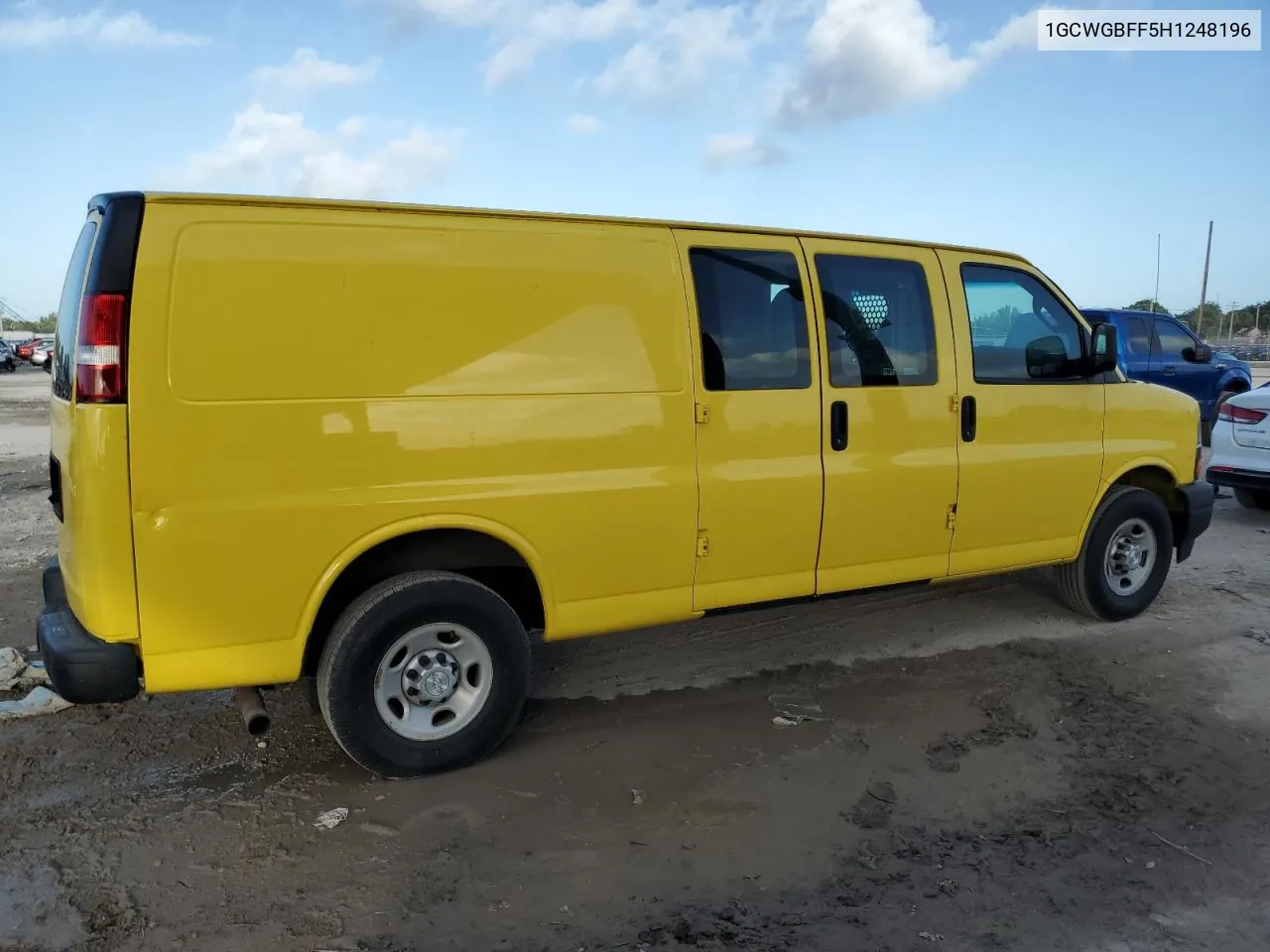 2017 Chevrolet Express G2500 VIN: 1GCWGBFF5H1248196 Lot: 78747044