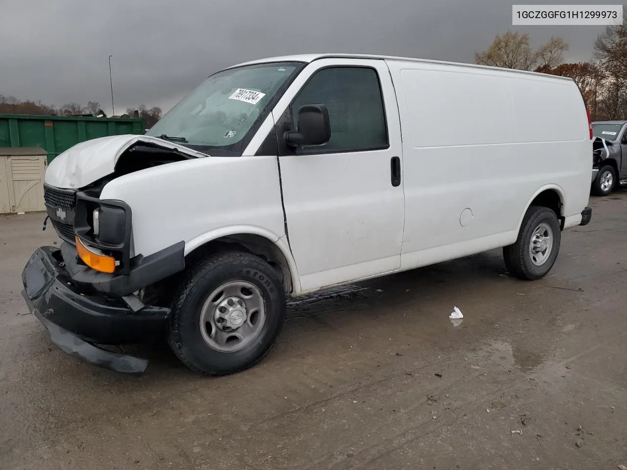 2017 Chevrolet Express G3500 VIN: 1GCZGGFG1H1299973 Lot: 78917334