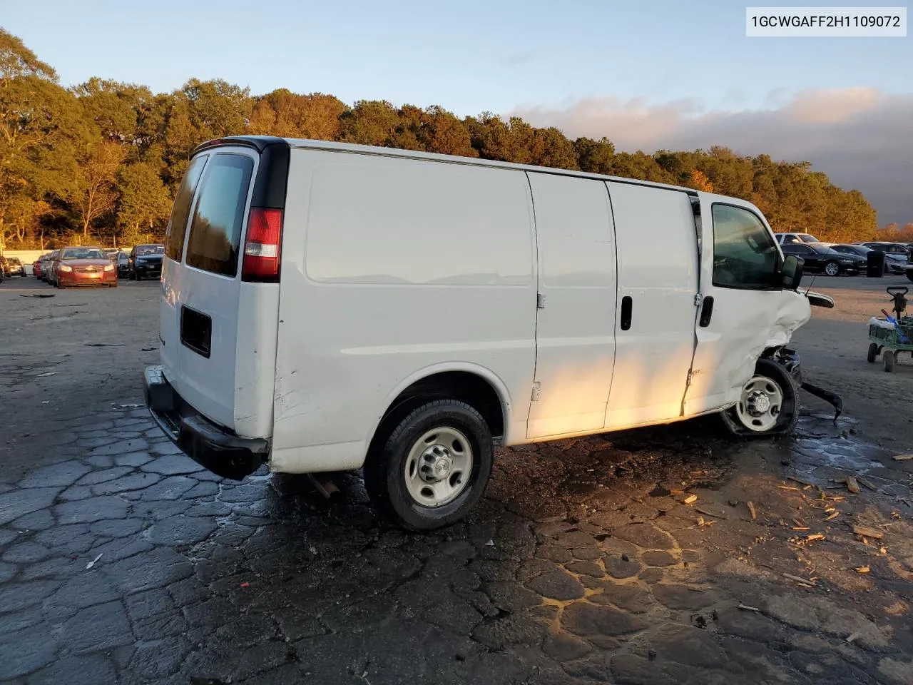 2017 Chevrolet Express G2500 VIN: 1GCWGAFF2H1109072 Lot: 79525004