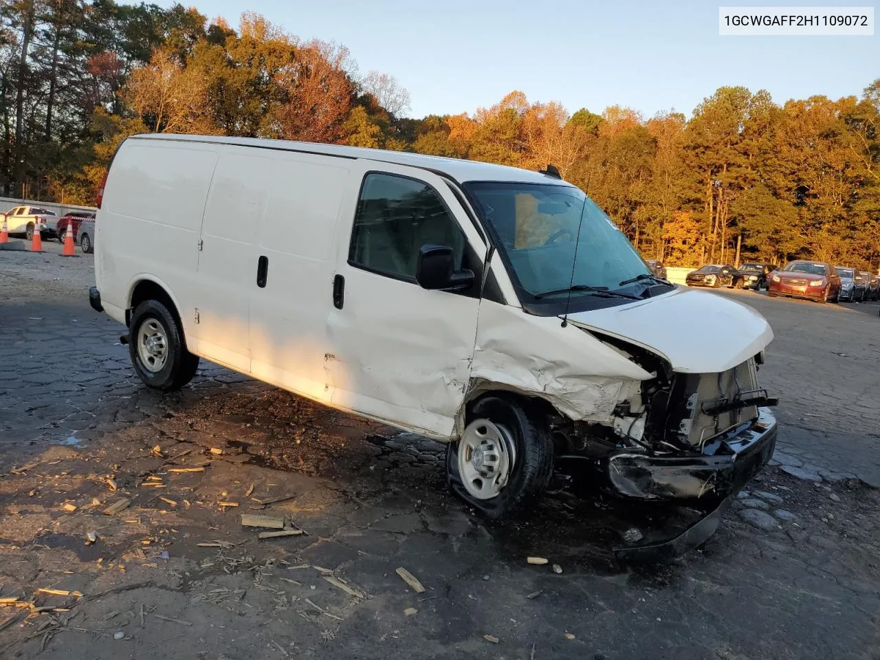 2017 Chevrolet Express G2500 VIN: 1GCWGAFF2H1109072 Lot: 79525004