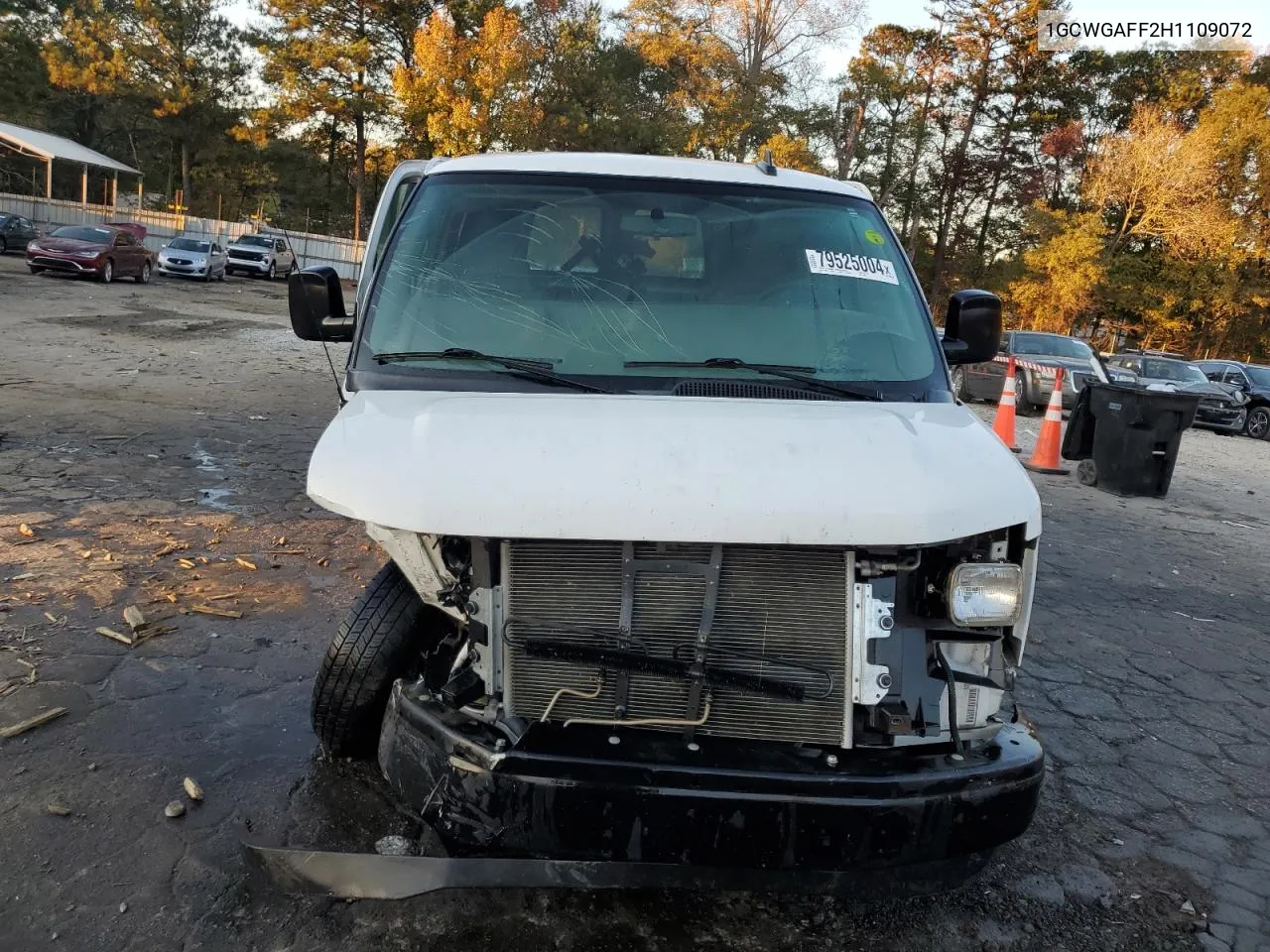 2017 Chevrolet Express G2500 VIN: 1GCWGAFF2H1109072 Lot: 79525004