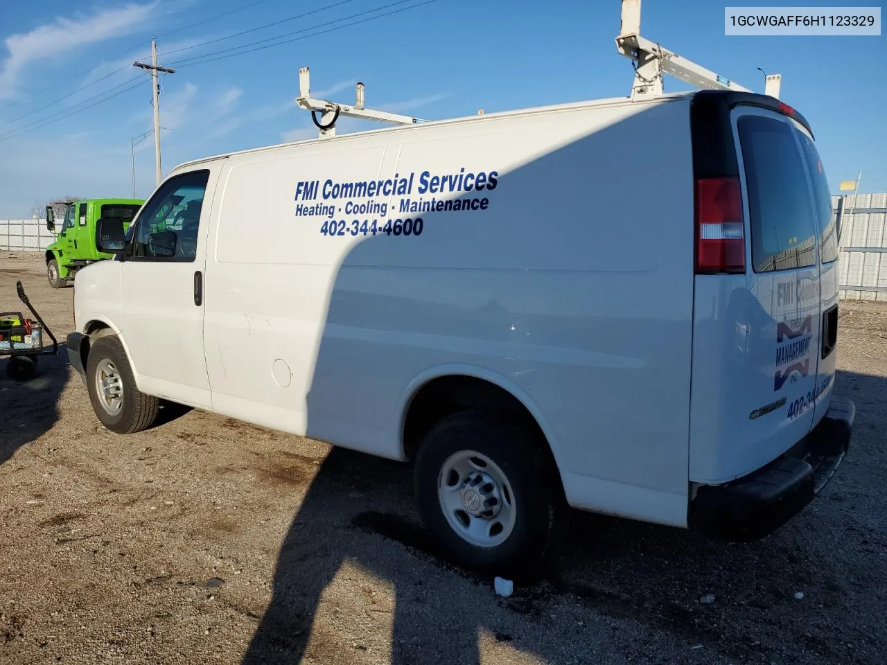 2017 Chevrolet Express G2500 VIN: 1GCWGAFF6H1123329 Lot: 80294754