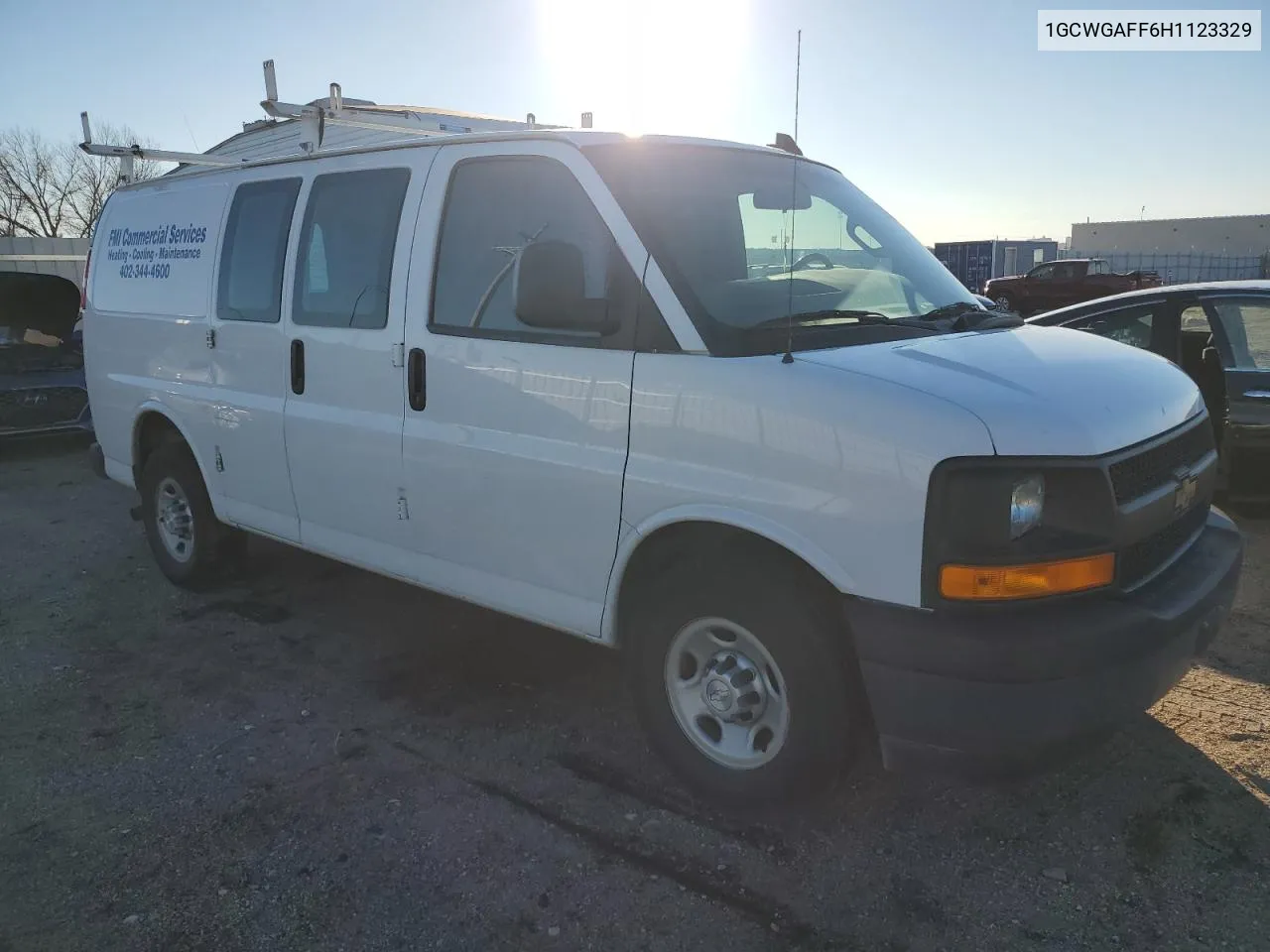 2017 Chevrolet Express G2500 VIN: 1GCWGAFF6H1123329 Lot: 80294754