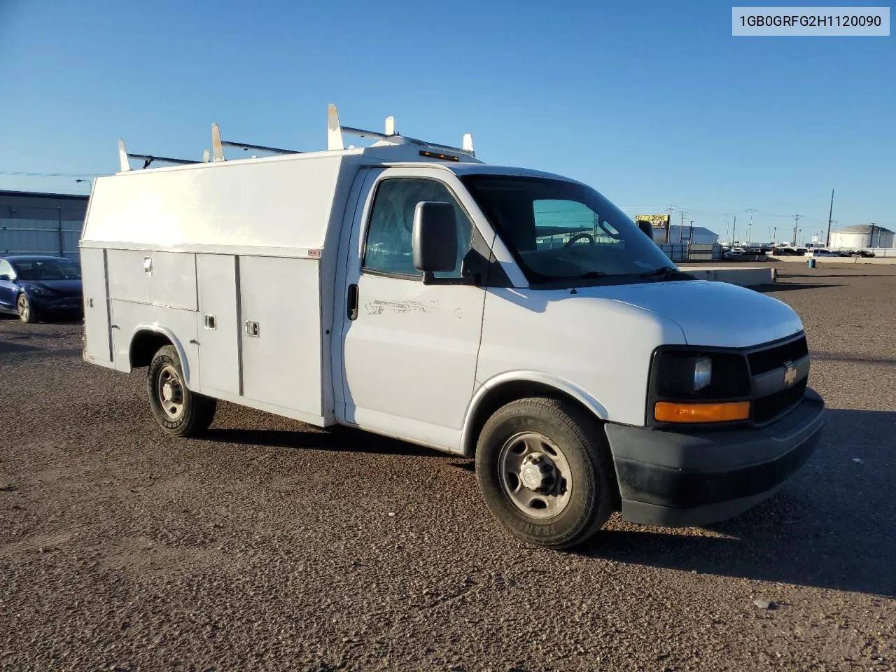 2017 Chevrolet Express G3500 VIN: 1GB0GRFG2H1120090 Lot: 80750714