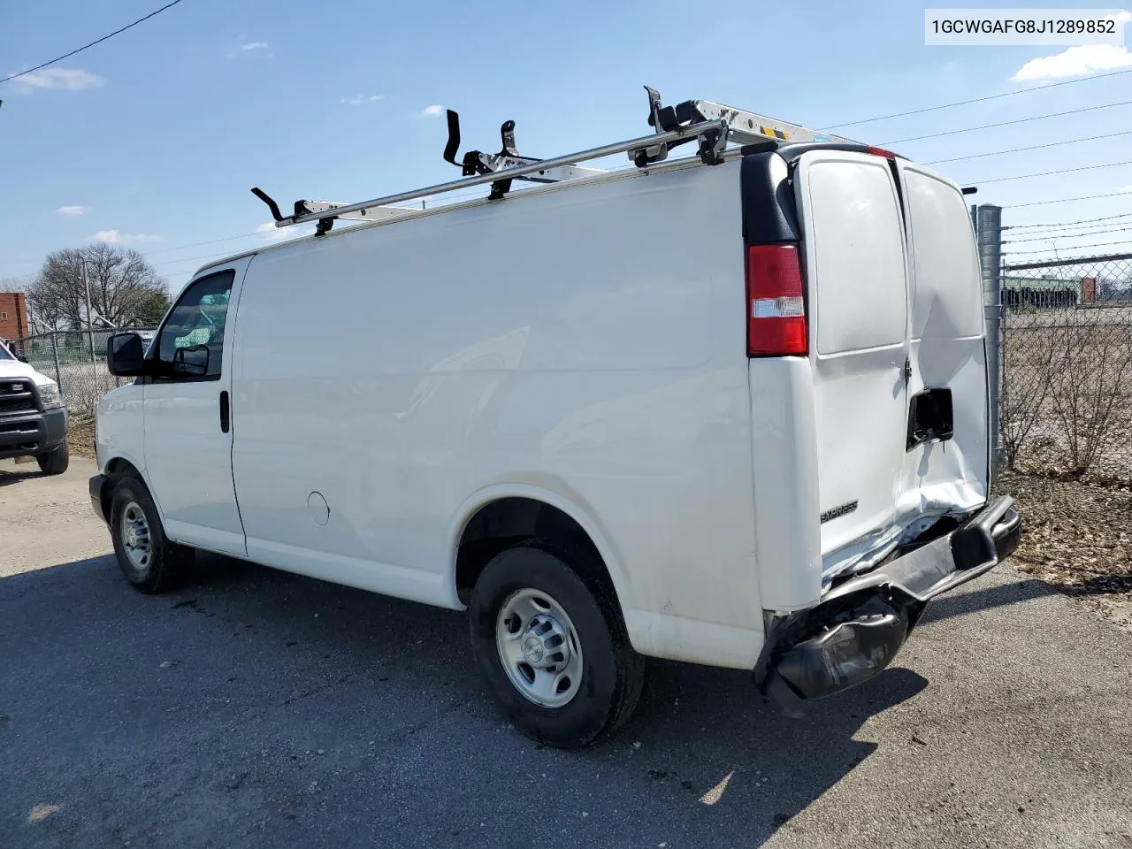 2018 Chevrolet Express G2500 VIN: 1GCWGAFG8J1289852 Lot: 44408094