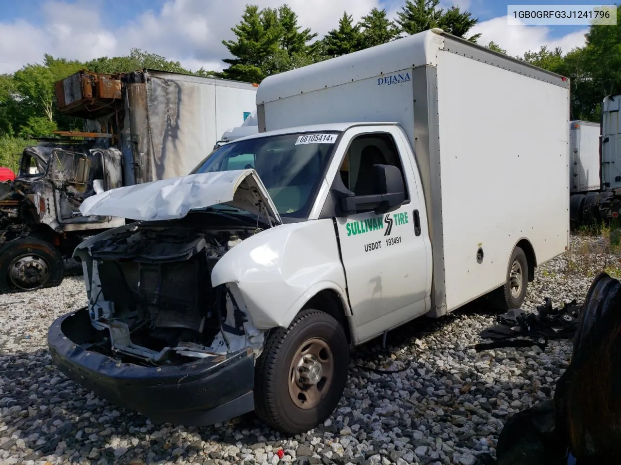 2018 Chevrolet Express G3500 VIN: 1GB0GRFG3J1241796 Lot: 68105414