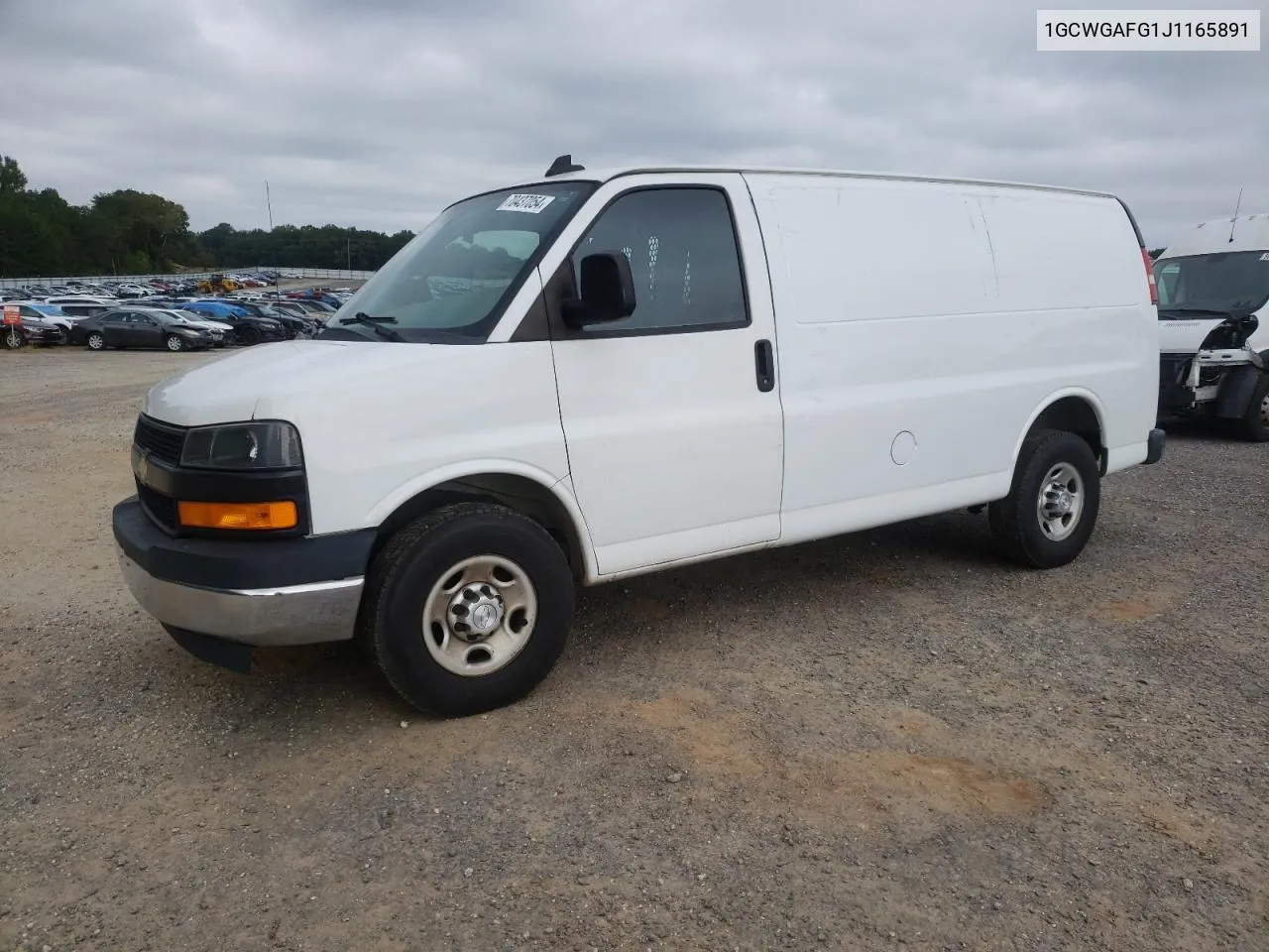 2018 Chevrolet Express G2500 VIN: 1GCWGAFG1J1165891 Lot: 70437054