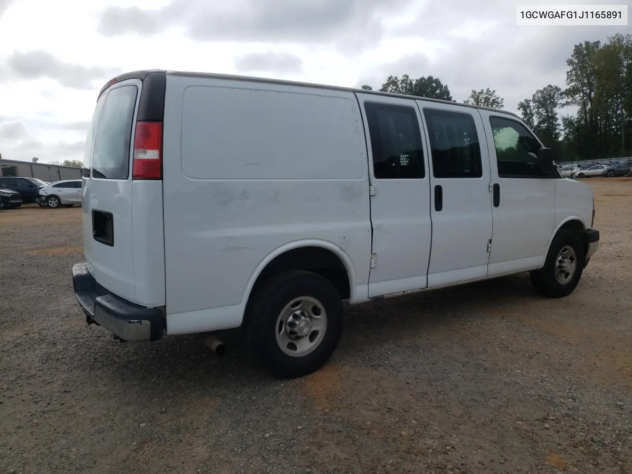 2018 Chevrolet Express G2500 VIN: 1GCWGAFG1J1165891 Lot: 70437054