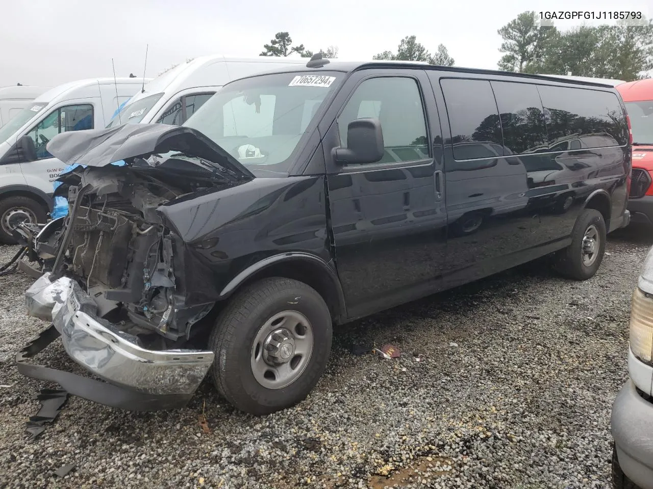 2018 Chevrolet Express G3500 Lt VIN: 1GAZGPFG1J1185793 Lot: 70657294