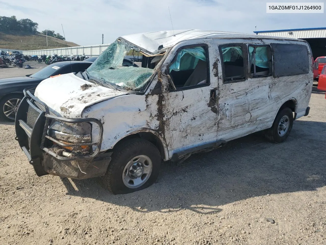 2018 Chevrolet Express G3500 Lt VIN: 1GAZGMFG1J1264900 Lot: 71044754