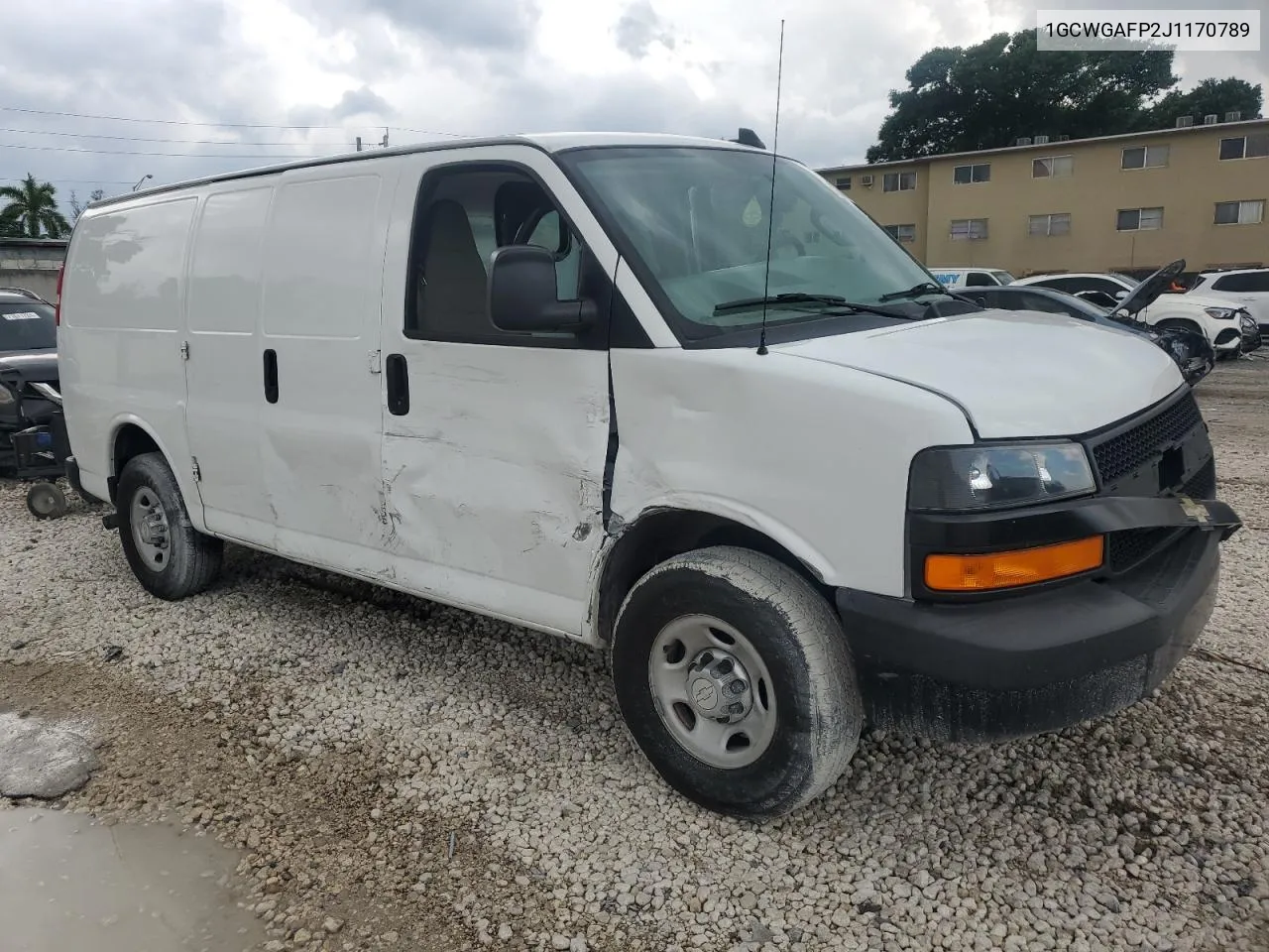 2018 Chevrolet Express G2500 VIN: 1GCWGAFP2J1170789 Lot: 71300084