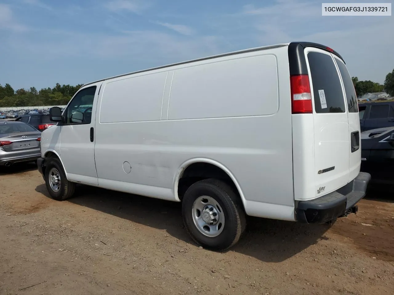 2018 Chevrolet Express G2500 VIN: 1GCWGAFG3J1339721 Lot: 71354044