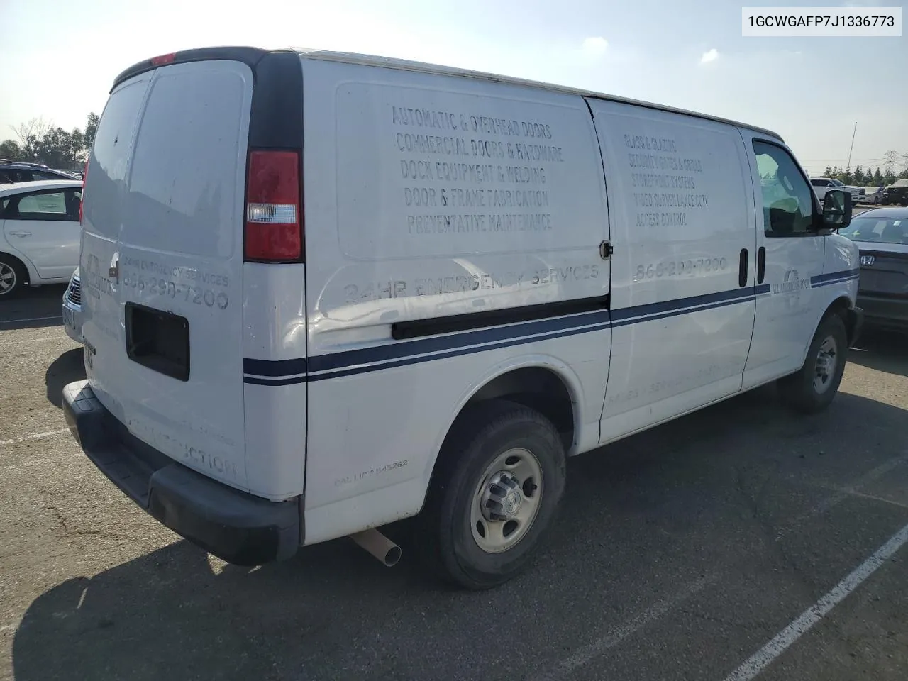 1GCWGAFP7J1336773 2018 Chevrolet Express G2500