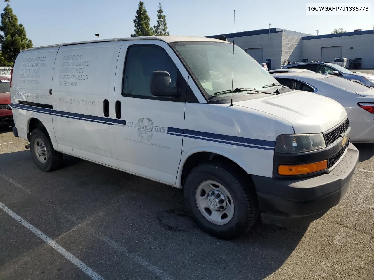 2018 Chevrolet Express G2500 VIN: 1GCWGAFP7J1336773 Lot: 72073094