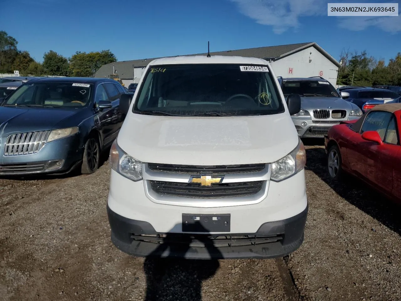 2018 Chevrolet City Express Lt VIN: 3N63M0ZN2JK693645 Lot: 73504834