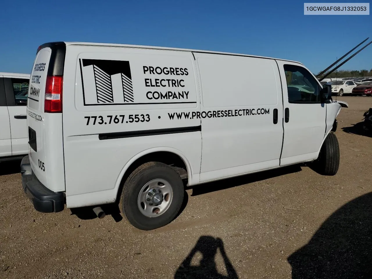 2018 Chevrolet Express G2500 VIN: 1GCWGAFG8J1332053 Lot: 73926624