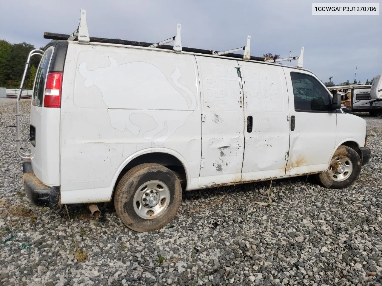 2018 Chevrolet Express G2500 VIN: 1GCWGAFP3J1270786 Lot: 74197914