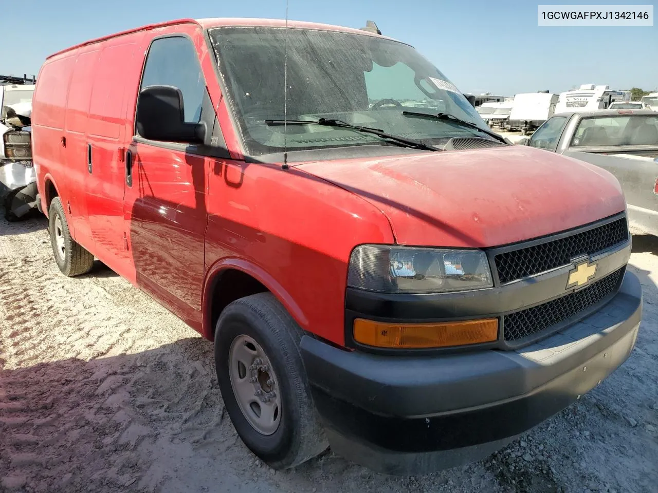 2018 Chevrolet Express G2500 VIN: 1GCWGAFPXJ1342146 Lot: 74433064