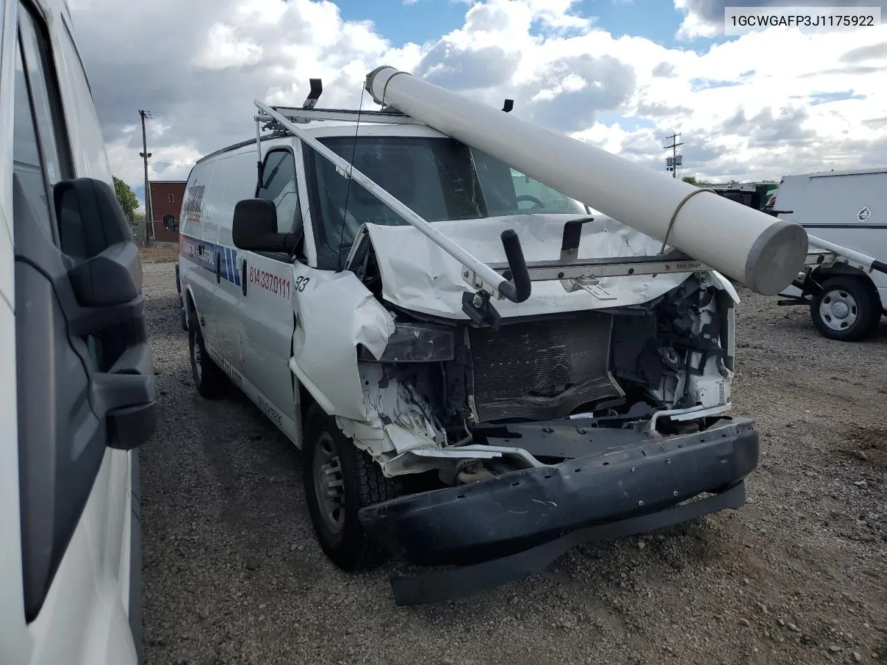 2018 Chevrolet Express G2500 VIN: 1GCWGAFP3J1175922 Lot: 74883064