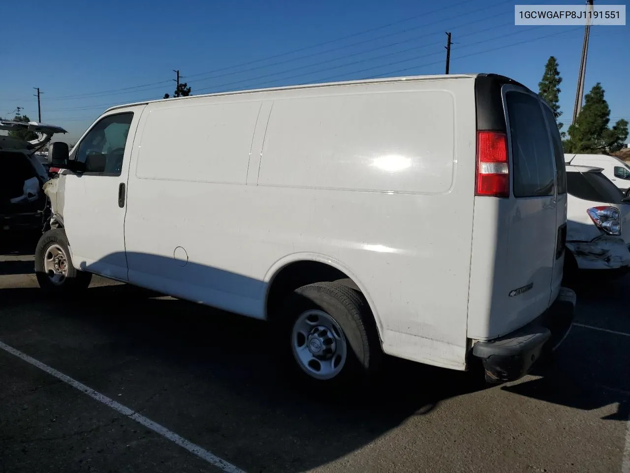 1GCWGAFP8J1191551 2018 Chevrolet Express G2500