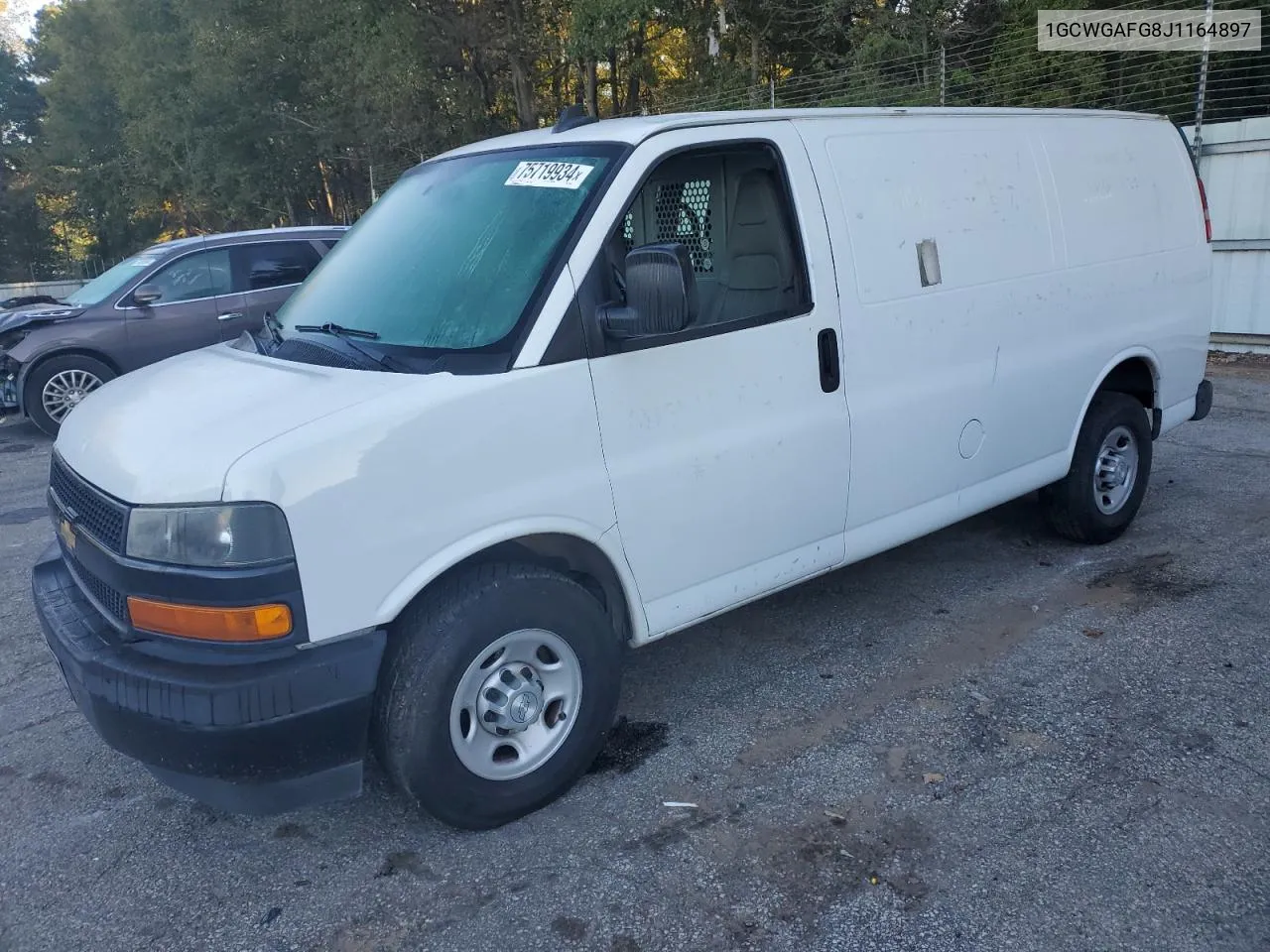 2018 Chevrolet Express G2500 VIN: 1GCWGAFG8J1164897 Lot: 75719934