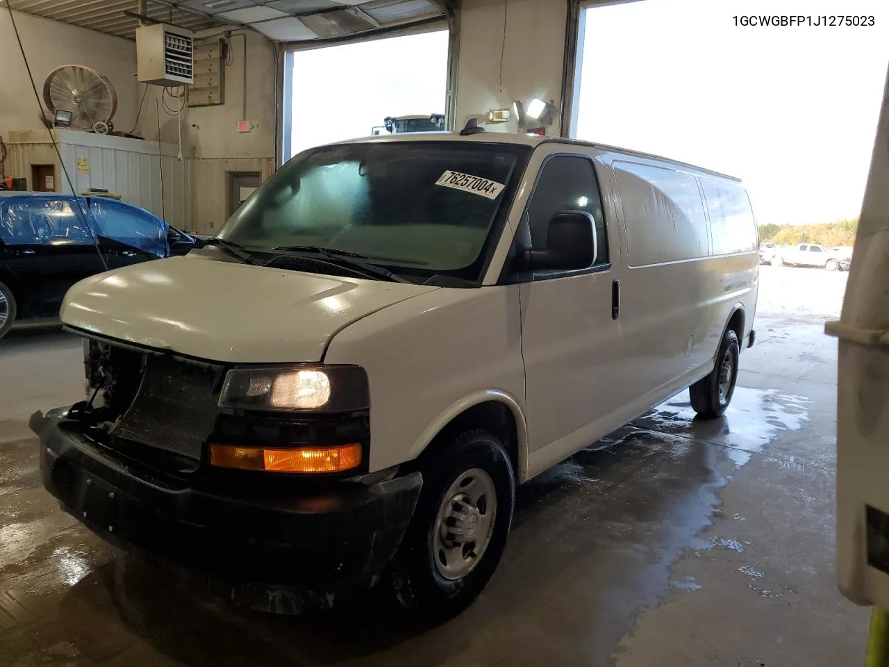 2018 Chevrolet Express G2500 VIN: 1GCWGBFP1J1275023 Lot: 76257004