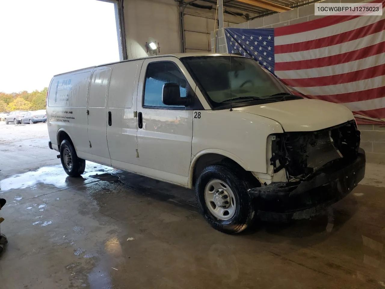 2018 Chevrolet Express G2500 VIN: 1GCWGBFP1J1275023 Lot: 76257004