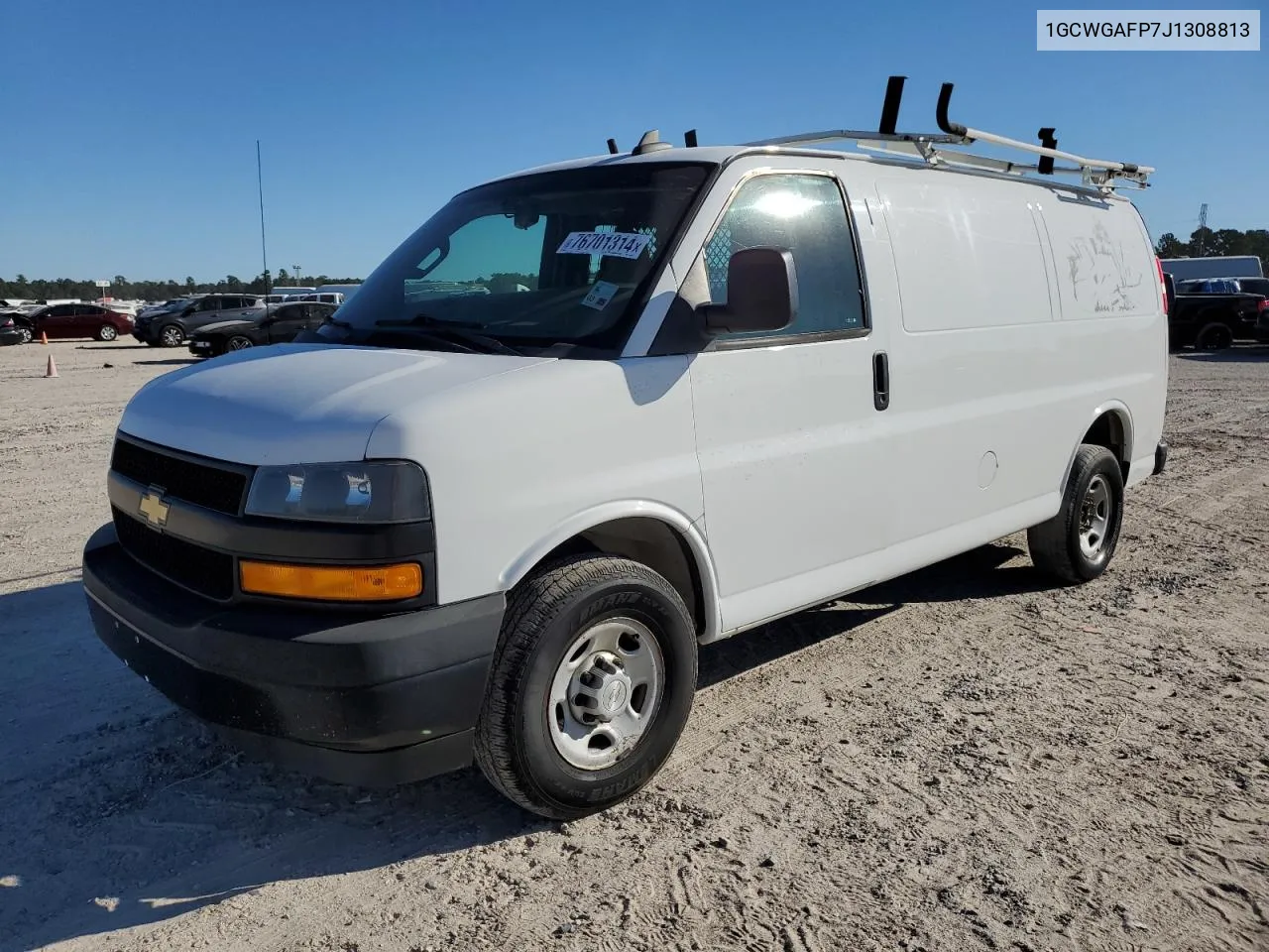 2018 Chevrolet Express G2500 VIN: 1GCWGAFP7J1308813 Lot: 76701314