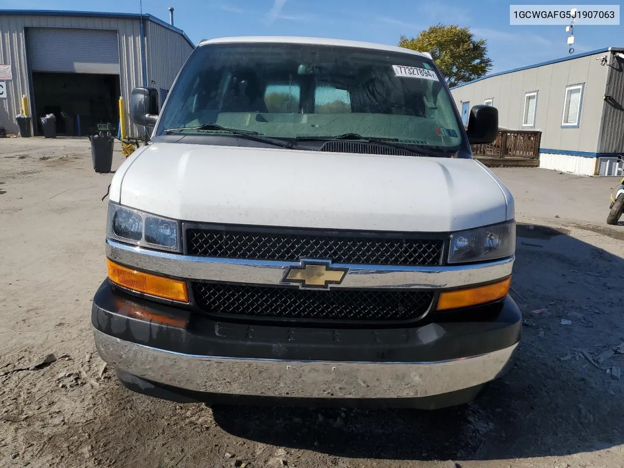 2018 Chevrolet Express G2500 VIN: 1GCWGAFG5J1907063 Lot: 77327894