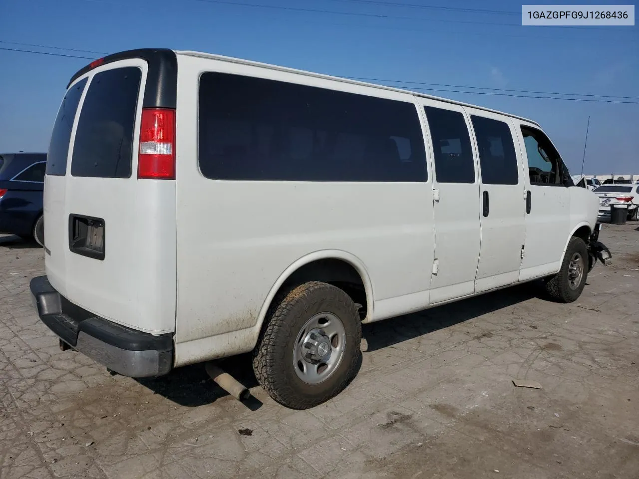 2018 Chevrolet Express G3500 Lt VIN: 1GAZGPFG9J1268436 Lot: 77647334