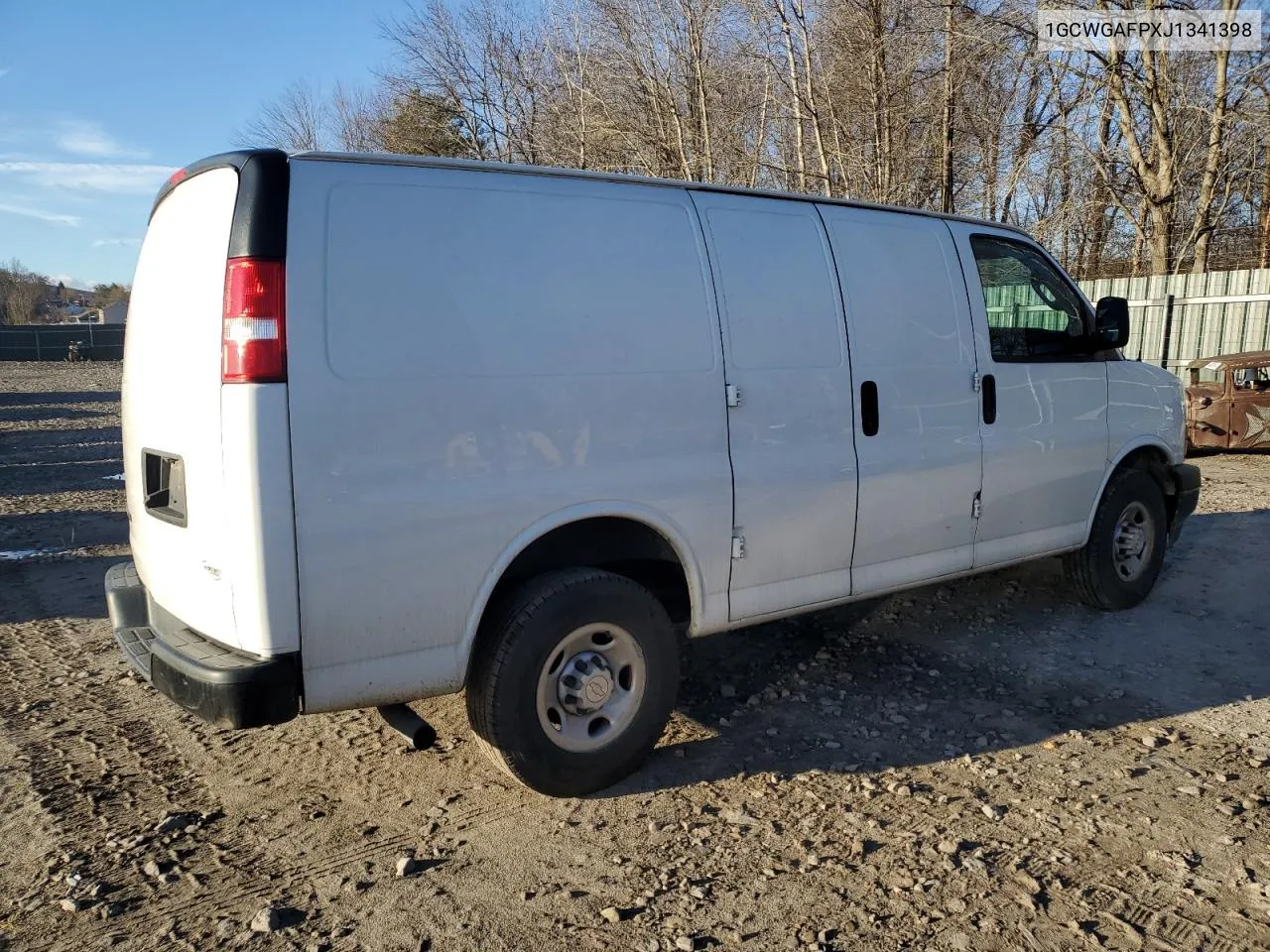 2018 Chevrolet Express G2500 VIN: 1GCWGAFPXJ1341398 Lot: 77845694