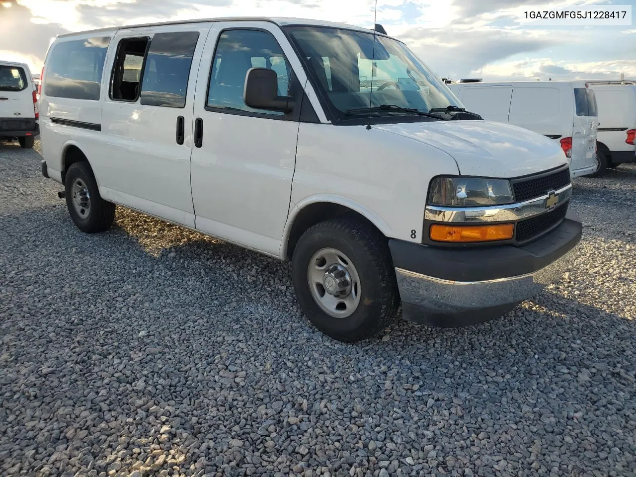 2018 Chevrolet Express G3500 Lt VIN: 1GAZGMFG5J1228417 Lot: 78375174