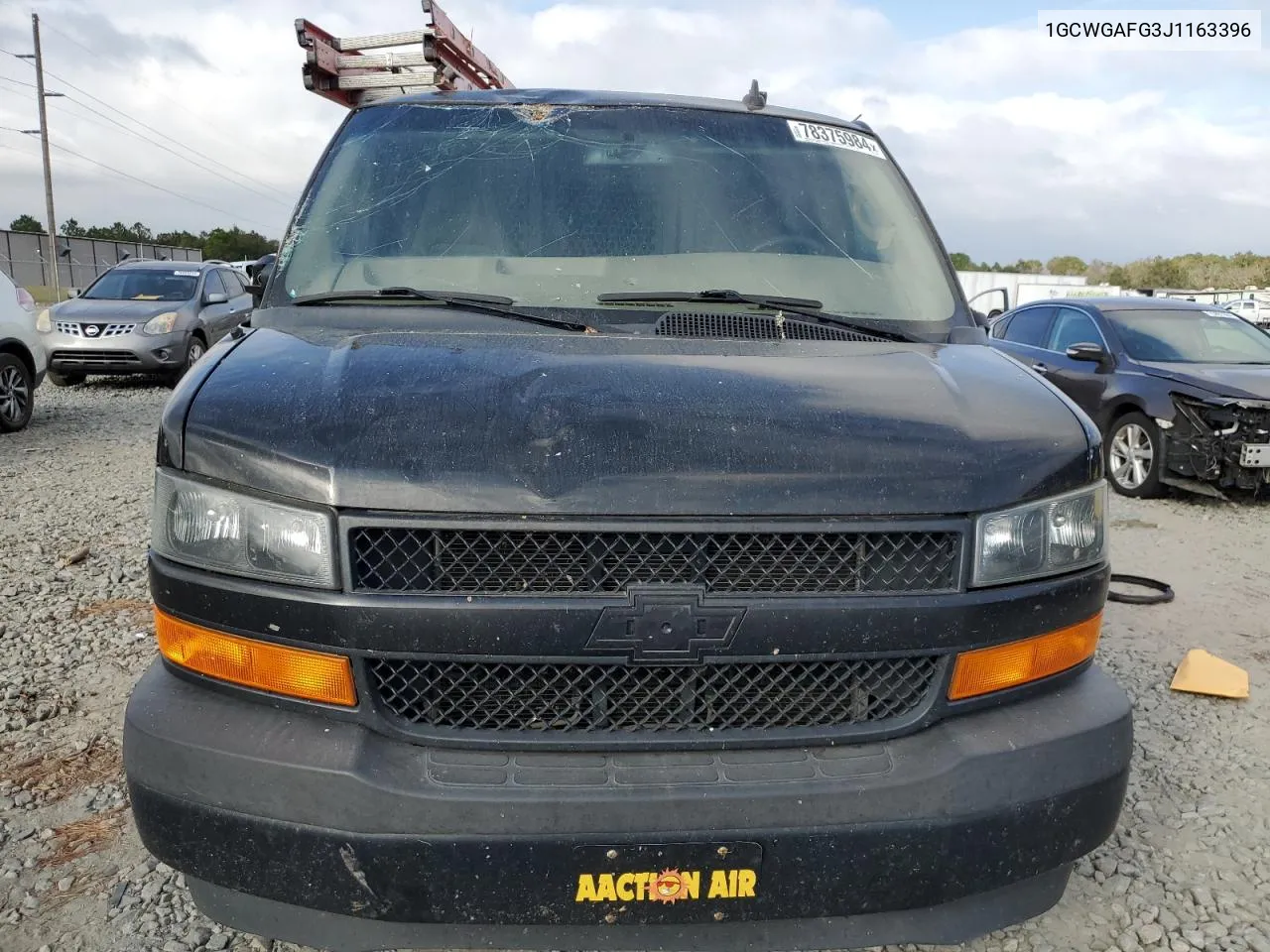 2018 Chevrolet Express G2500 VIN: 1GCWGAFG3J1163396 Lot: 78375984