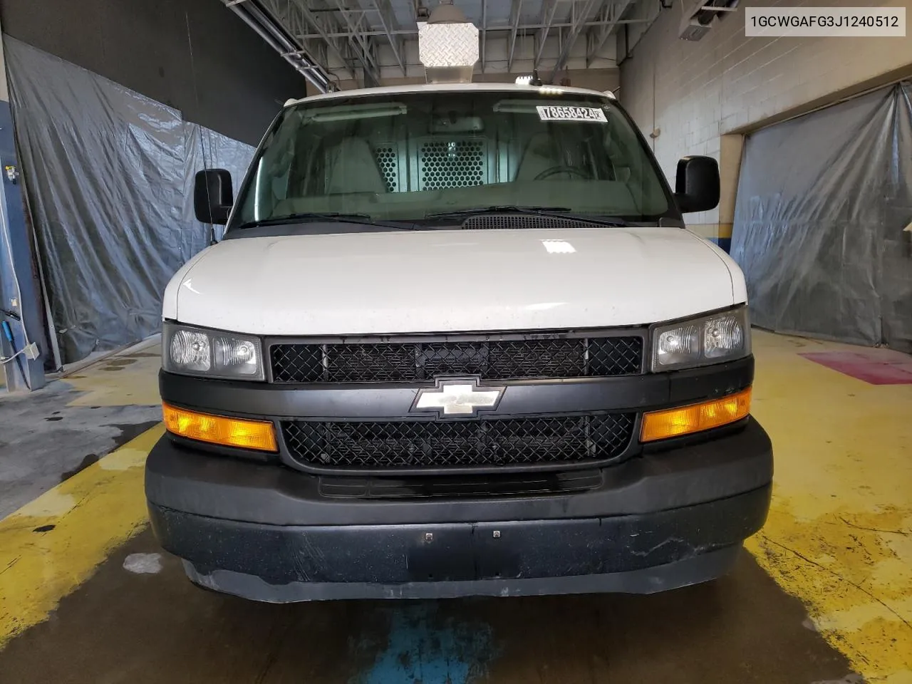 2018 Chevrolet Express G2500 VIN: 1GCWGAFG3J1240512 Lot: 78658424