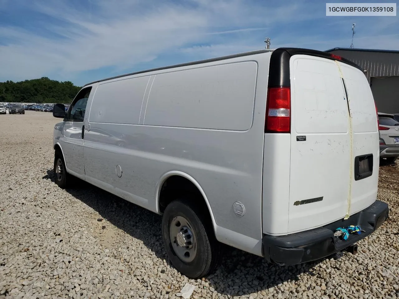 1GCWGBFG0K1359108 2019 Chevrolet Express G2500