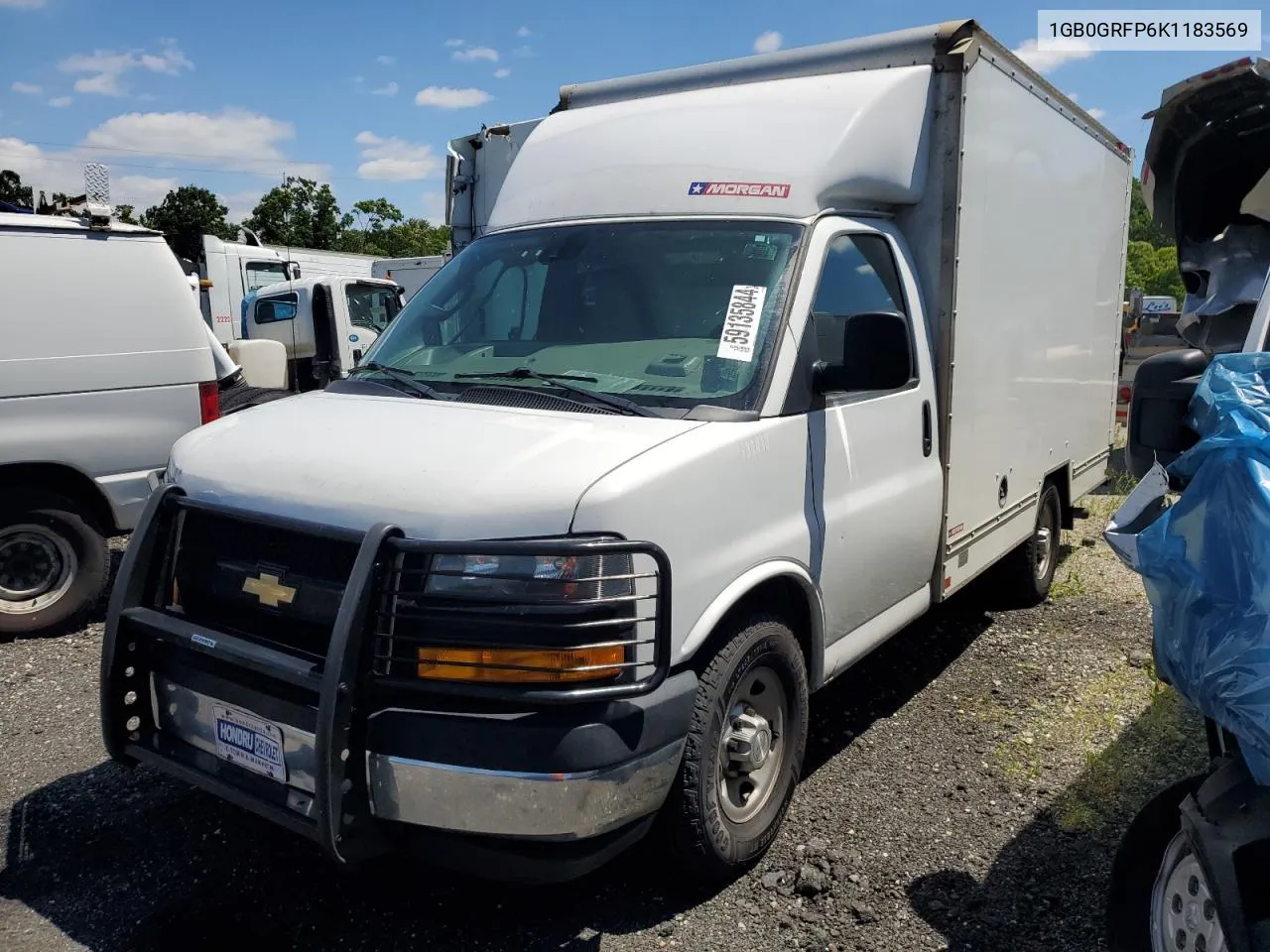 2019 Chevrolet Express G3500 VIN: 1GB0GRFP6K1183569 Lot: 59135844