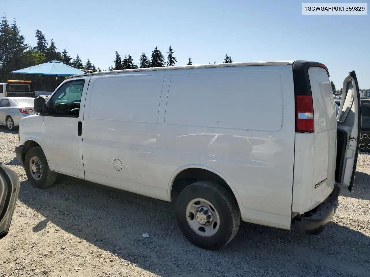 2019 Chevrolet Express G2500 VIN: 1GCWGAFP0K1359829 Lot: 63650954