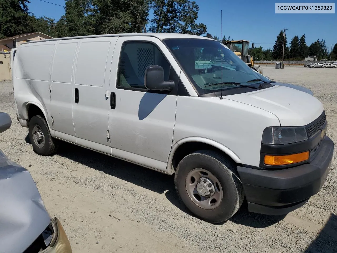 2019 Chevrolet Express G2500 VIN: 1GCWGAFP0K1359829 Lot: 63650954