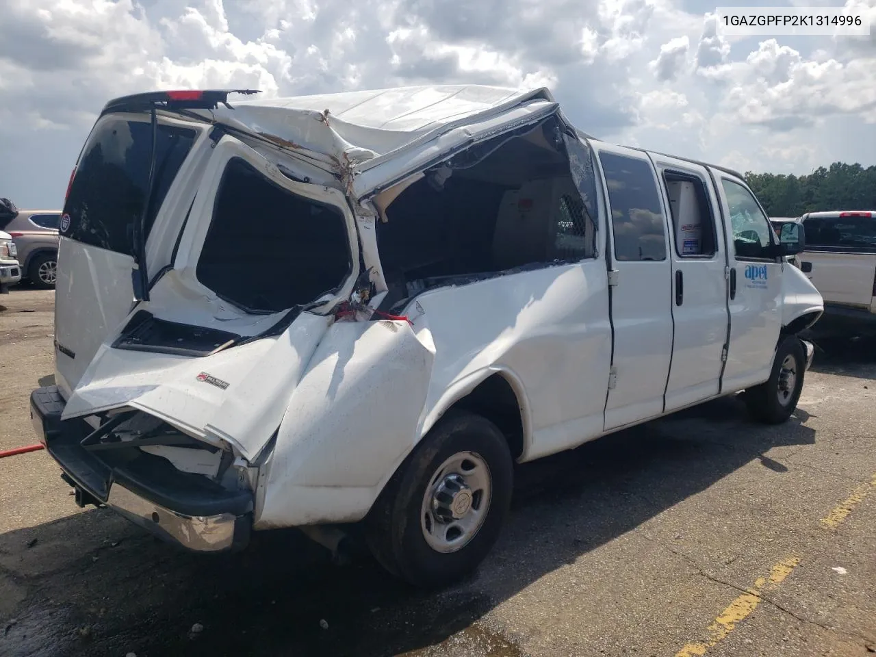 2019 Chevrolet Express G3500 Lt VIN: 1GAZGPFP2K1314996 Lot: 64846124