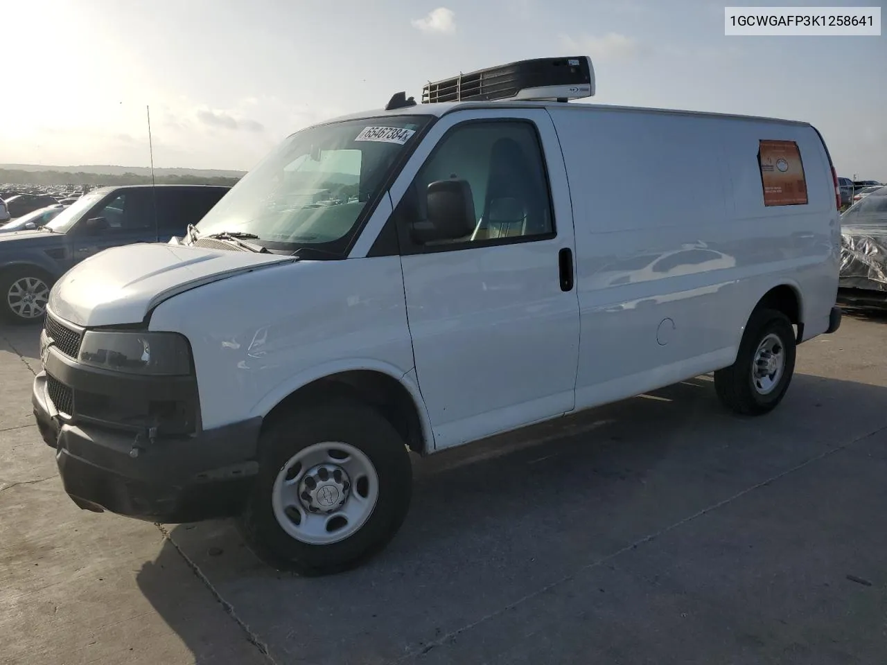 2019 Chevrolet Express G2500 VIN: 1GCWGAFP3K1258641 Lot: 65467384