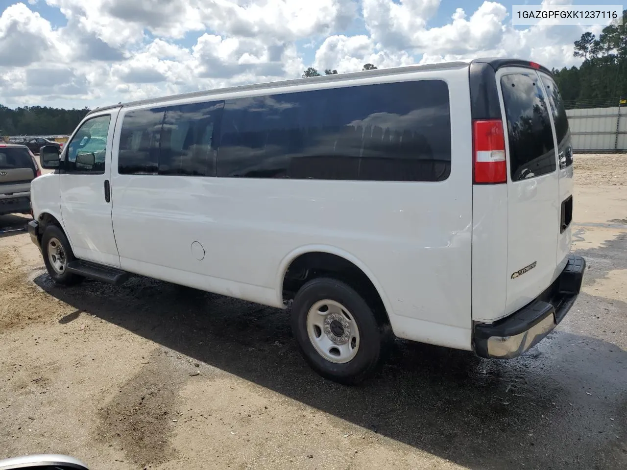 2019 Chevrolet Express G3500 Lt VIN: 1GAZGPFGXK1237116 Lot: 68215864