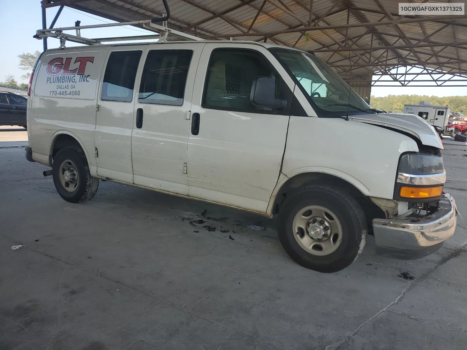 2019 Chevrolet Express G2500 VIN: 1GCWGAFGXK1371325 Lot: 68602054