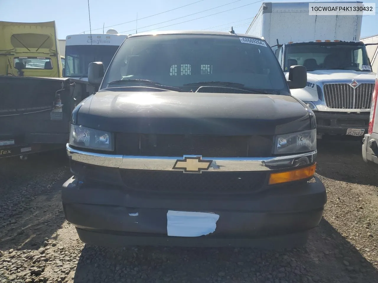 2019 Chevrolet Express G2500 VIN: 1GCWGAFP4K1330432 Lot: 68669264