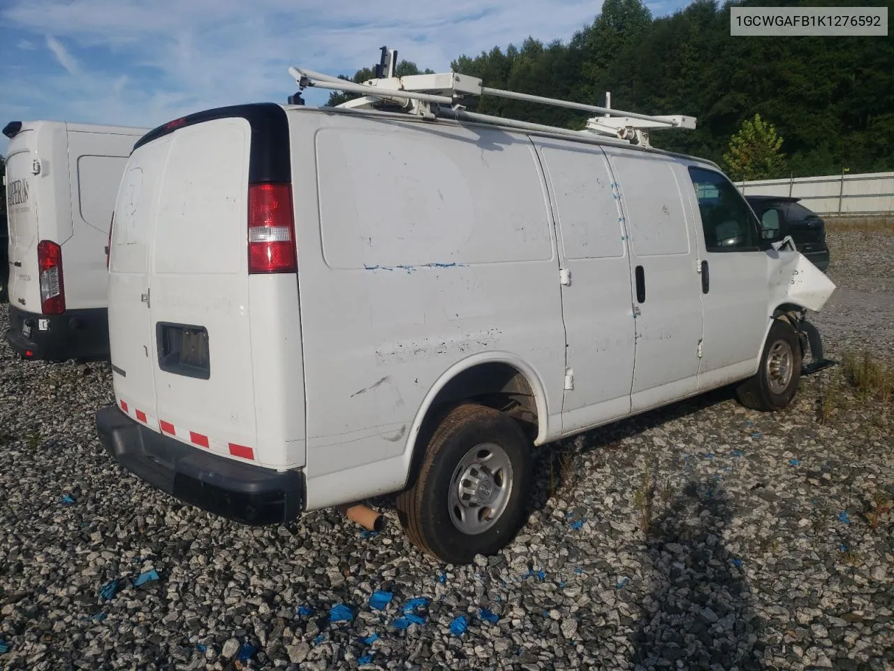 2019 Chevrolet Express G2500 VIN: 1GCWGAFB1K1276592 Lot: 69185814