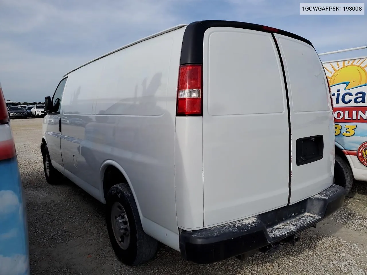 2019 Chevrolet Express G2500 VIN: 1GCWGAFP6K1193008 Lot: 69416774