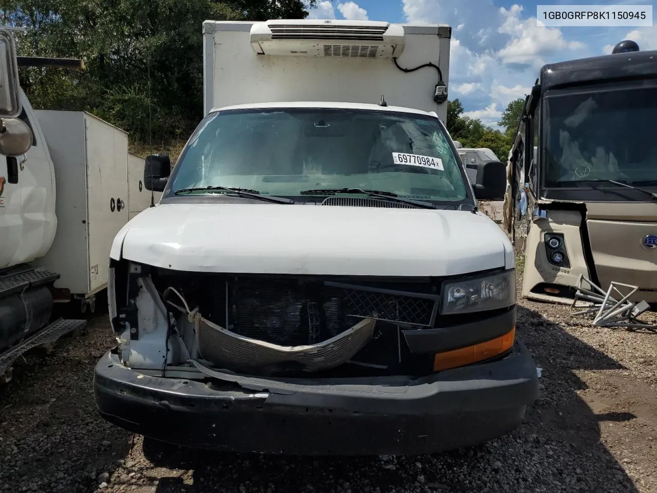 2019 Chevrolet Express G3500 VIN: 1GB0GRFP8K1150945 Lot: 69770984