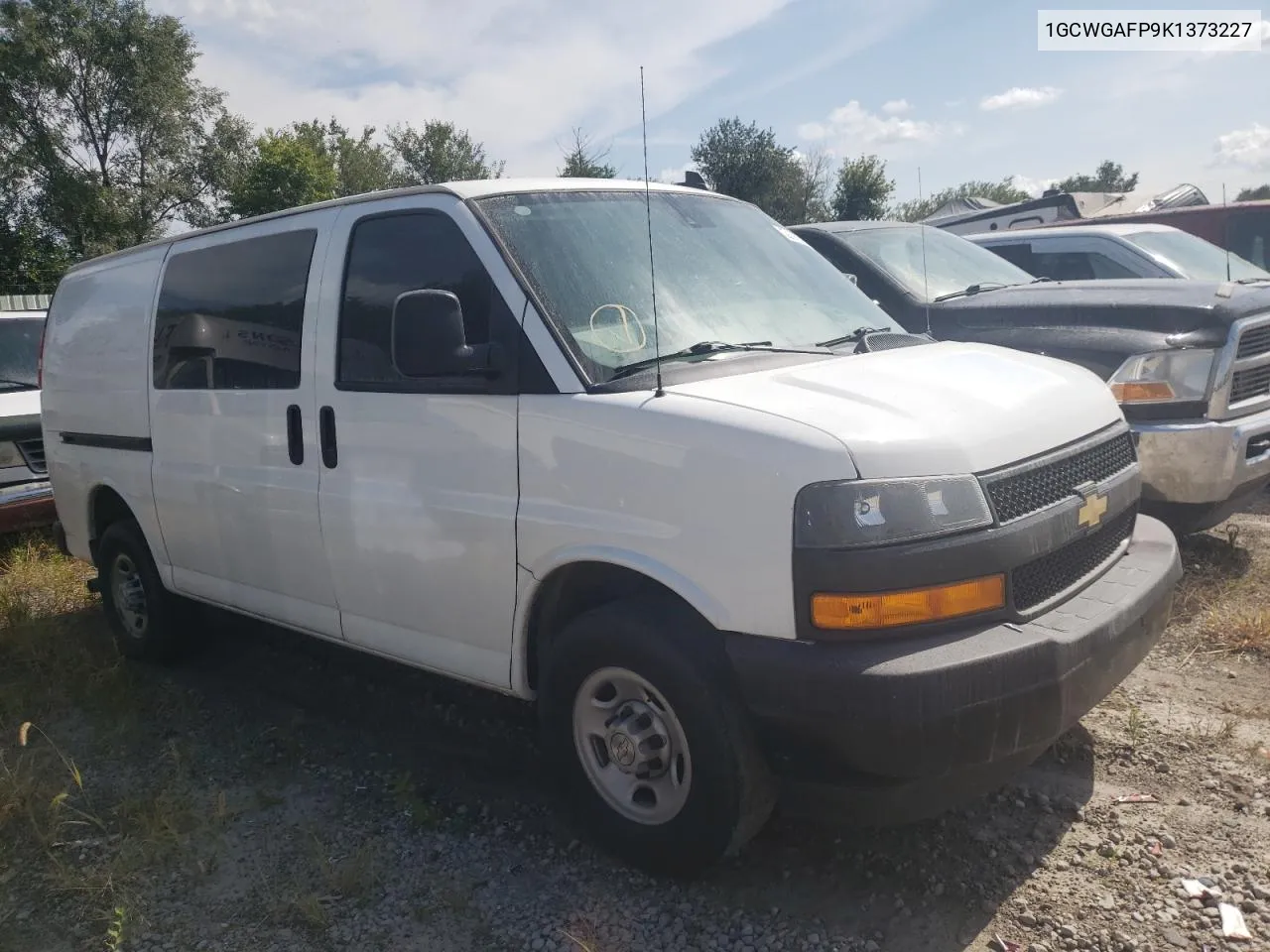 2019 Chevrolet Express G2500 VIN: 1GCWGAFP9K1373227 Lot: 69990444