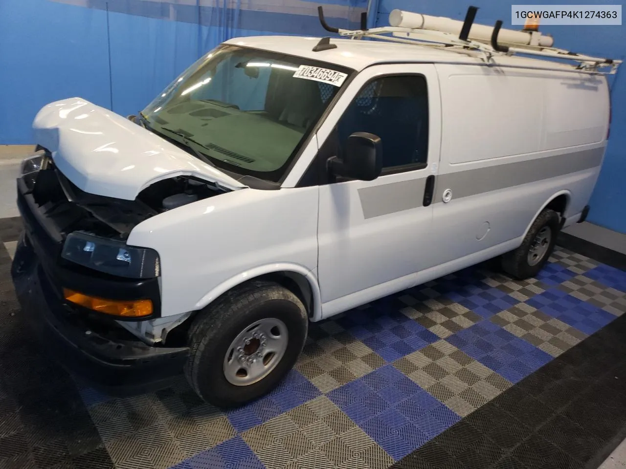 1GCWGAFP4K1274363 2019 Chevrolet Express G2500