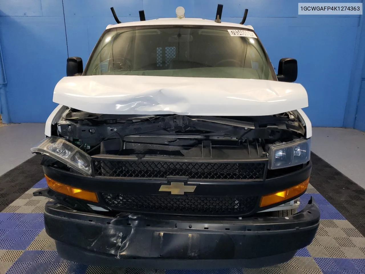 2019 Chevrolet Express G2500 VIN: 1GCWGAFP4K1274363 Lot: 70346694